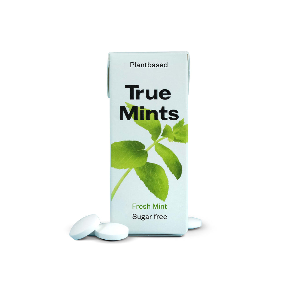 True Mints plant-based and sugar free mint pastilles 13g