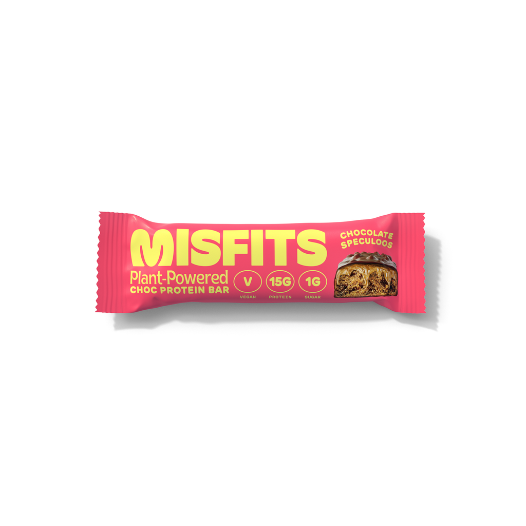 Misfits Milk Chocolate Speculoos Vegan Protein Bar 45g