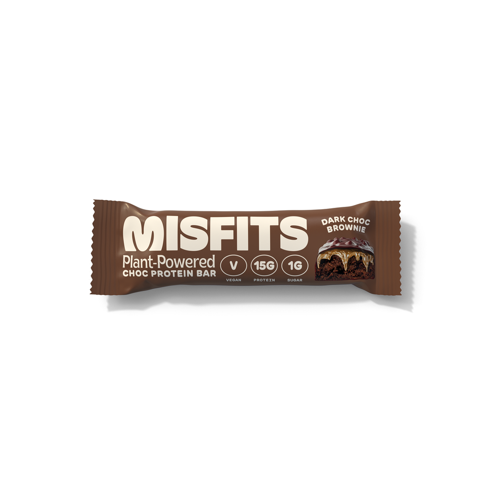 Misfits Dark Chocolate Brownie Vegan Protein Bar 45g