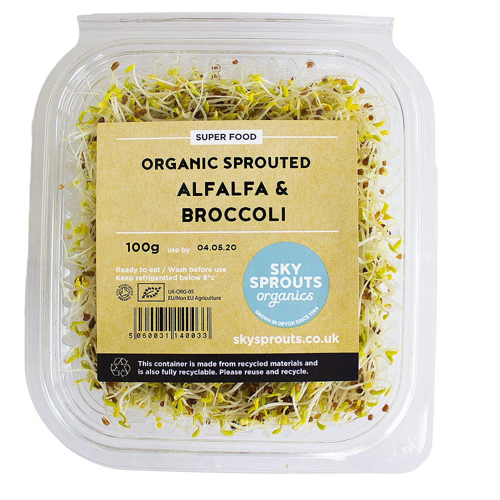 Alfalfa & Broccoli Sprouts 100g