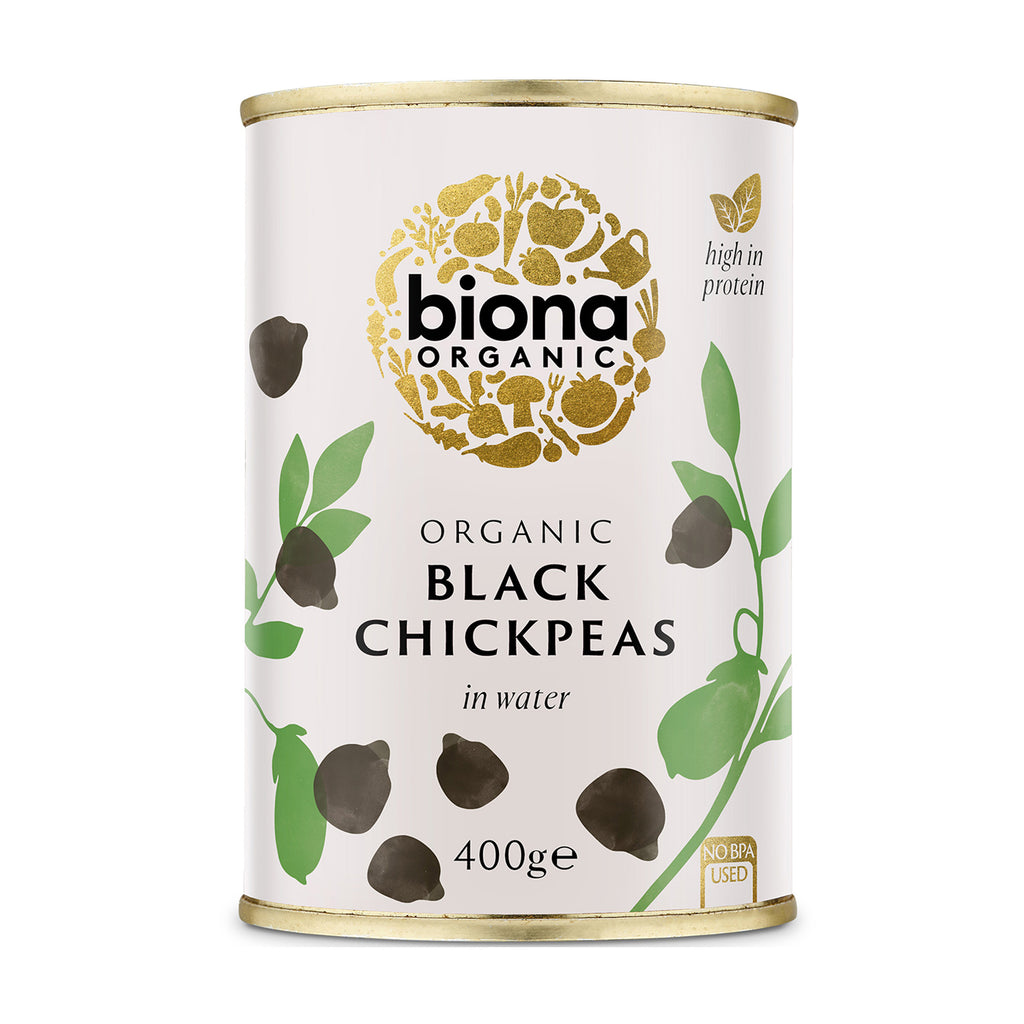 Biona Black Chickpeas 400g