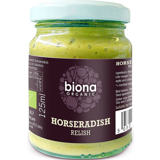 Biona Horseradish Relish 125g
