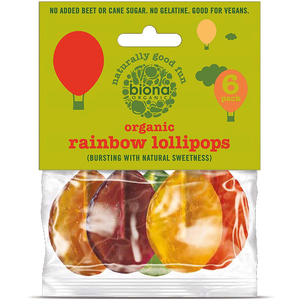Biona Rainbow Lollies 6