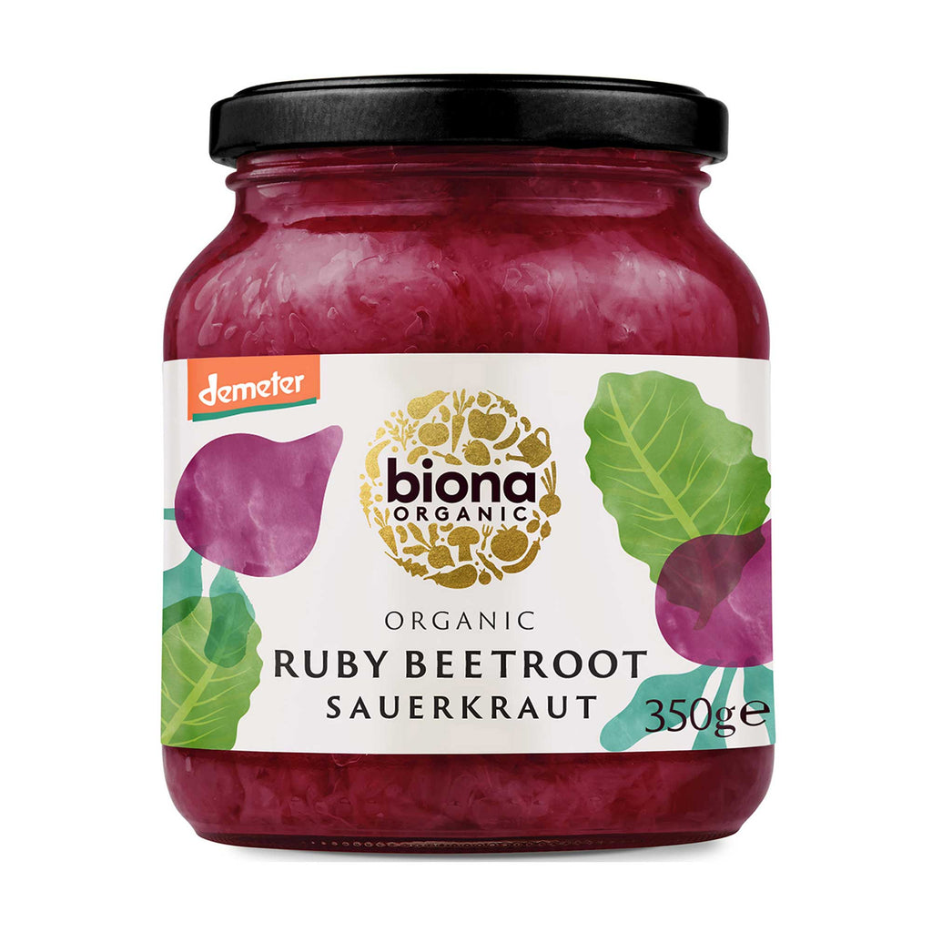 Biona Ruby Sauerkraut 350g