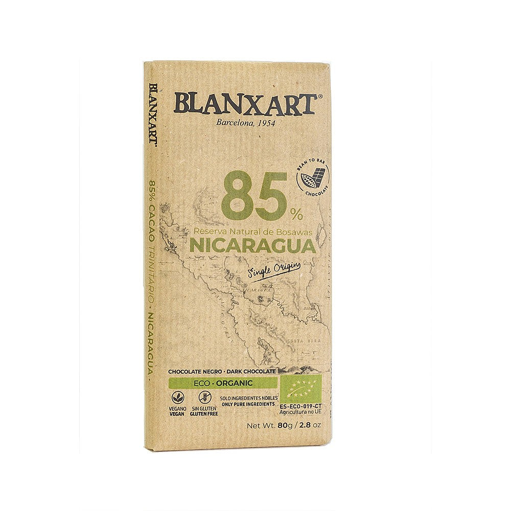 Blanxart 85% Nicaragua Dark Chocolate 80g