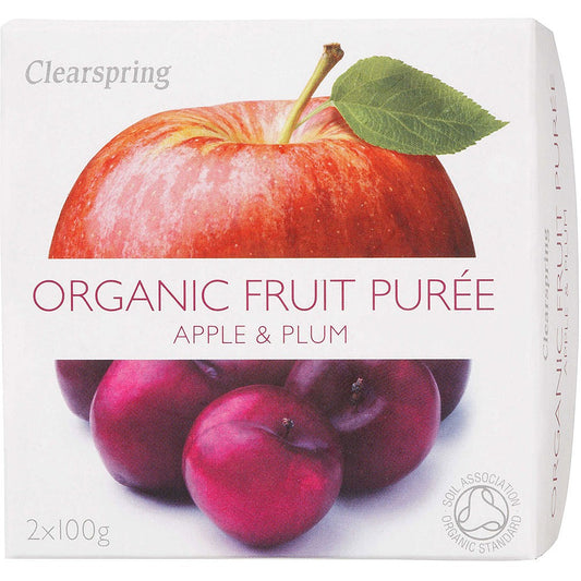 Clearspring Apple Plum Puree 200g