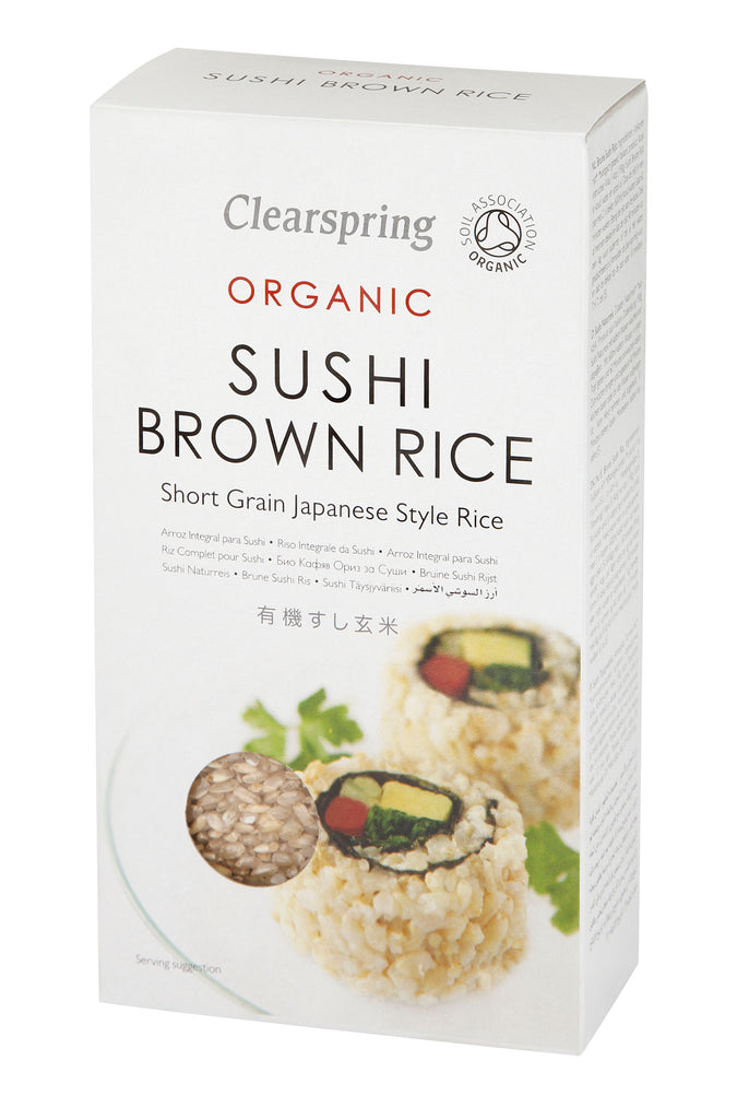 Clearspring Brown Sushi Rice 500g
