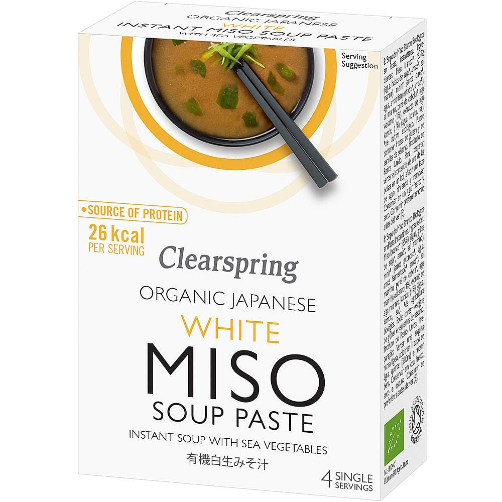 Clearspring Instant White Miso Soup Paste 4 X 15g