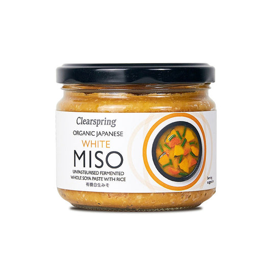Clearspring Japanese White Miso Paste - Unpasteurised 270g