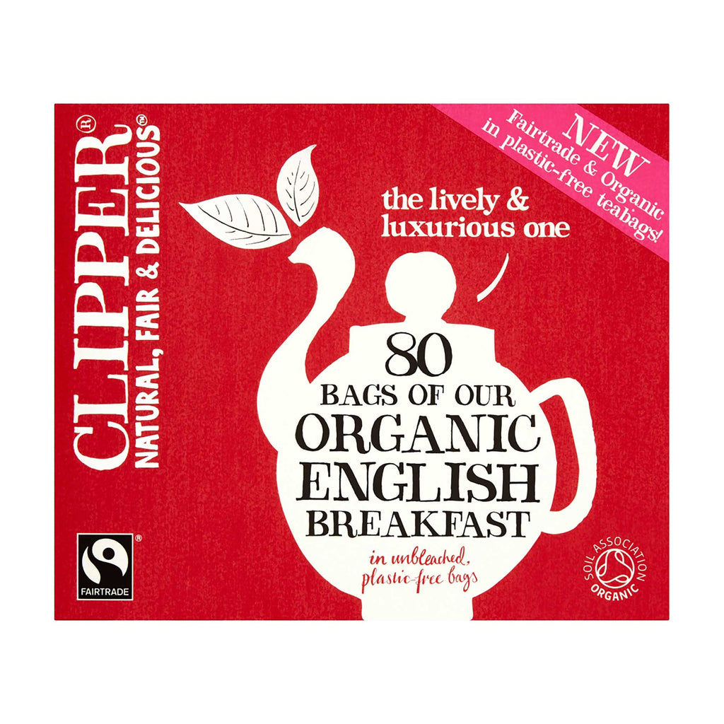 Clipper Fair Trade English Breakfast Tea Bags 80 bags