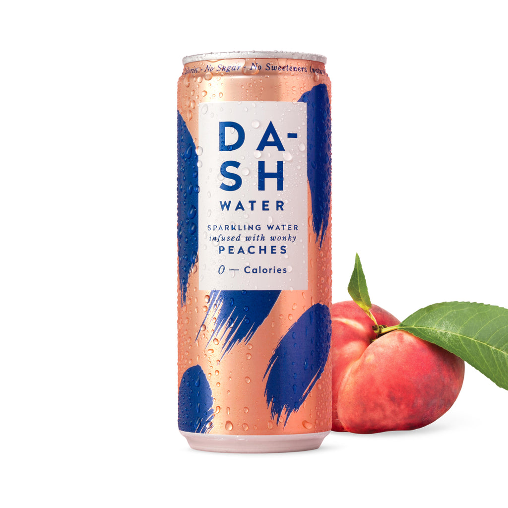 Dash Sparkling Water Peach 330ml