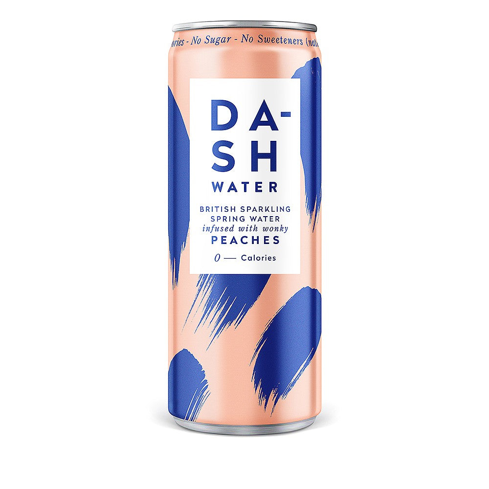 Dash Sparkling Water Peach 330ml