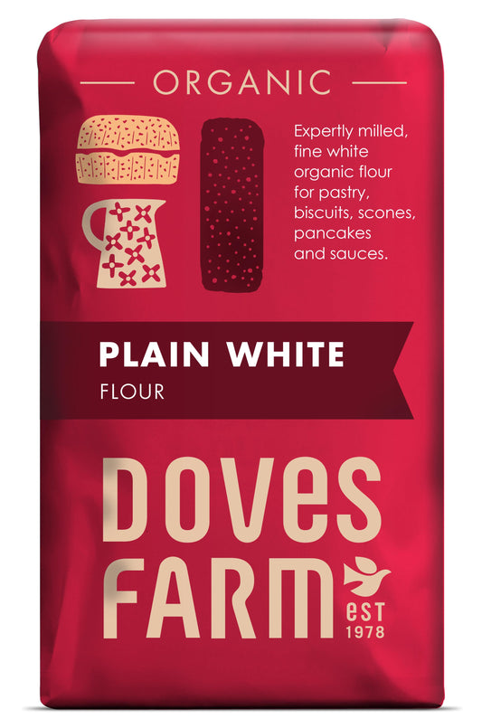 Doves Farm Plain White Flour 1 kg