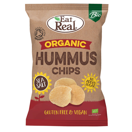 Eat Real Organic Hummus Sea Salt Chips 100g