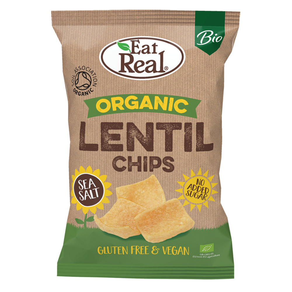 Eat Real Organic Lentil Sea Salt Chips 100g