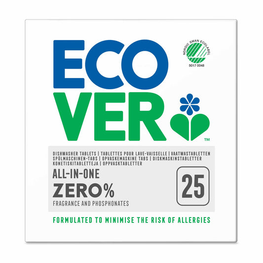 Ecover Zero Dishwasher Tablets - All In One 25 Tablets