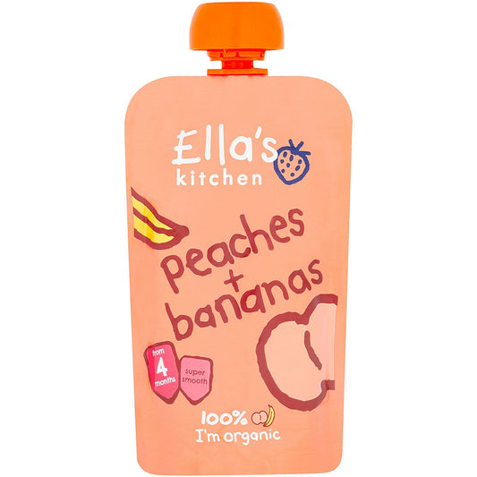 Ella's Kitchen 4+ Months Peaches & Bananas 120g