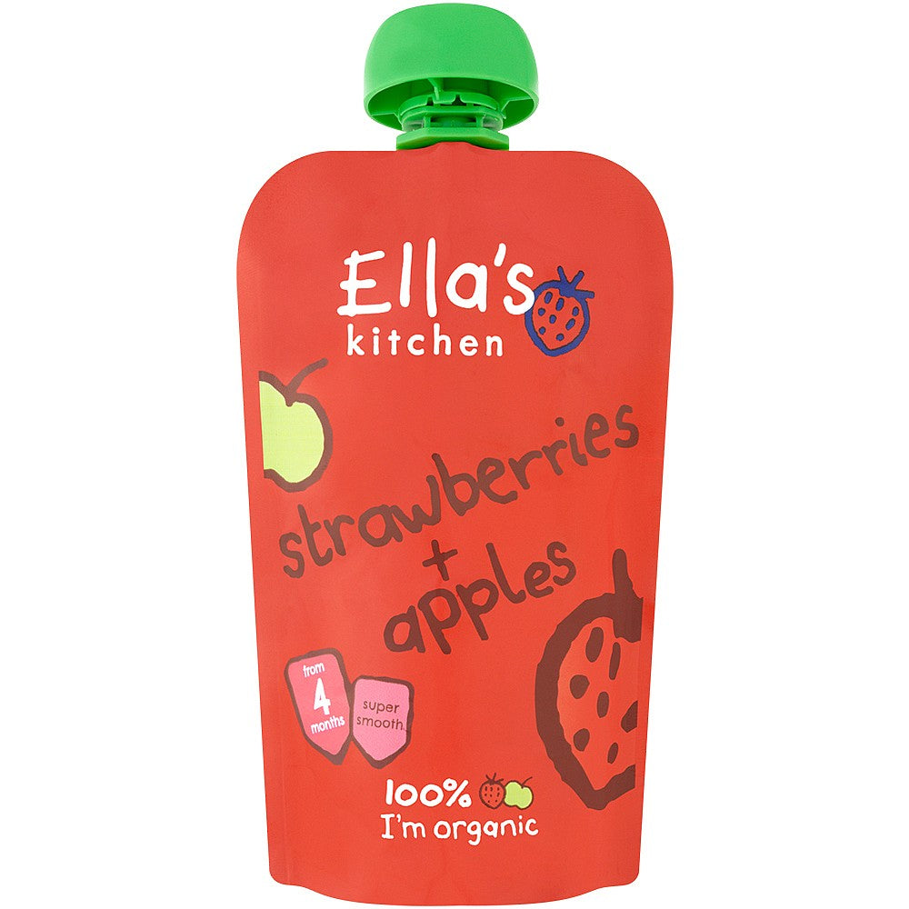 Ella's Kitchen 4+ Months Strawberries & Apples 120g