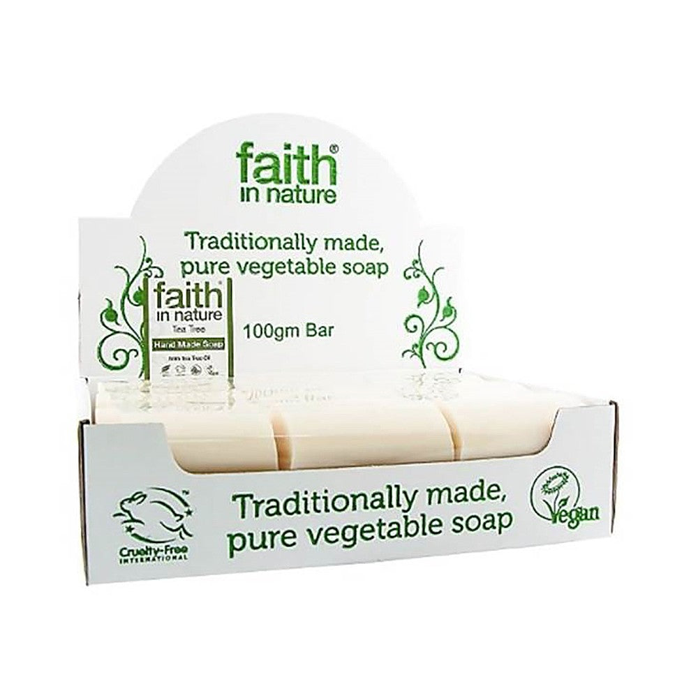 Faith In Nature Tea Tree Soap Unwrapped Box 18 box