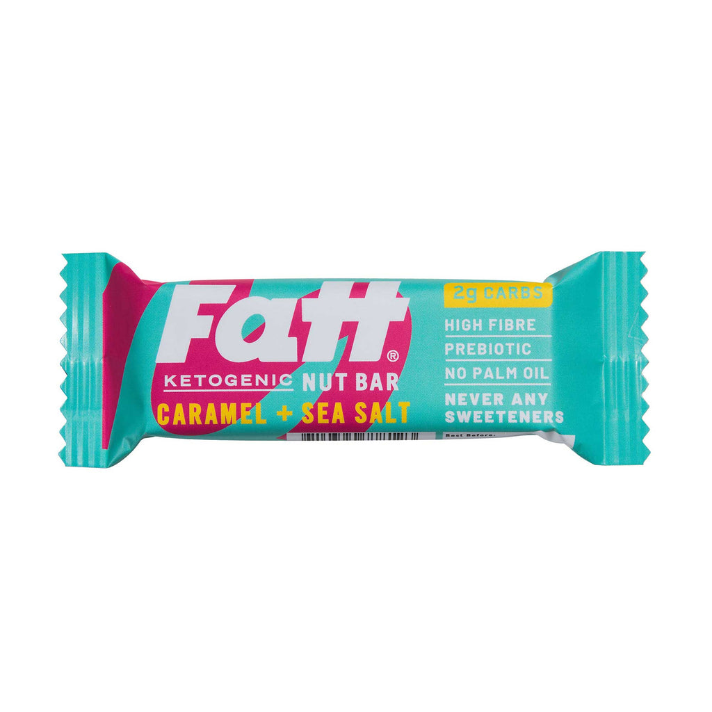FattBar Caramel & Sea Salt Bar 30g