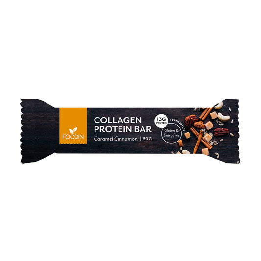 Foodin Cinnamon Caramel Collagen Bar 50g