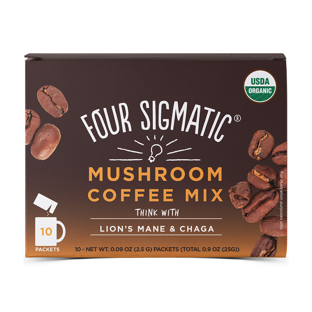 Four Sigmatic Foods Mushroom Coffee with Lion's Mane & Chaga 10 sachets