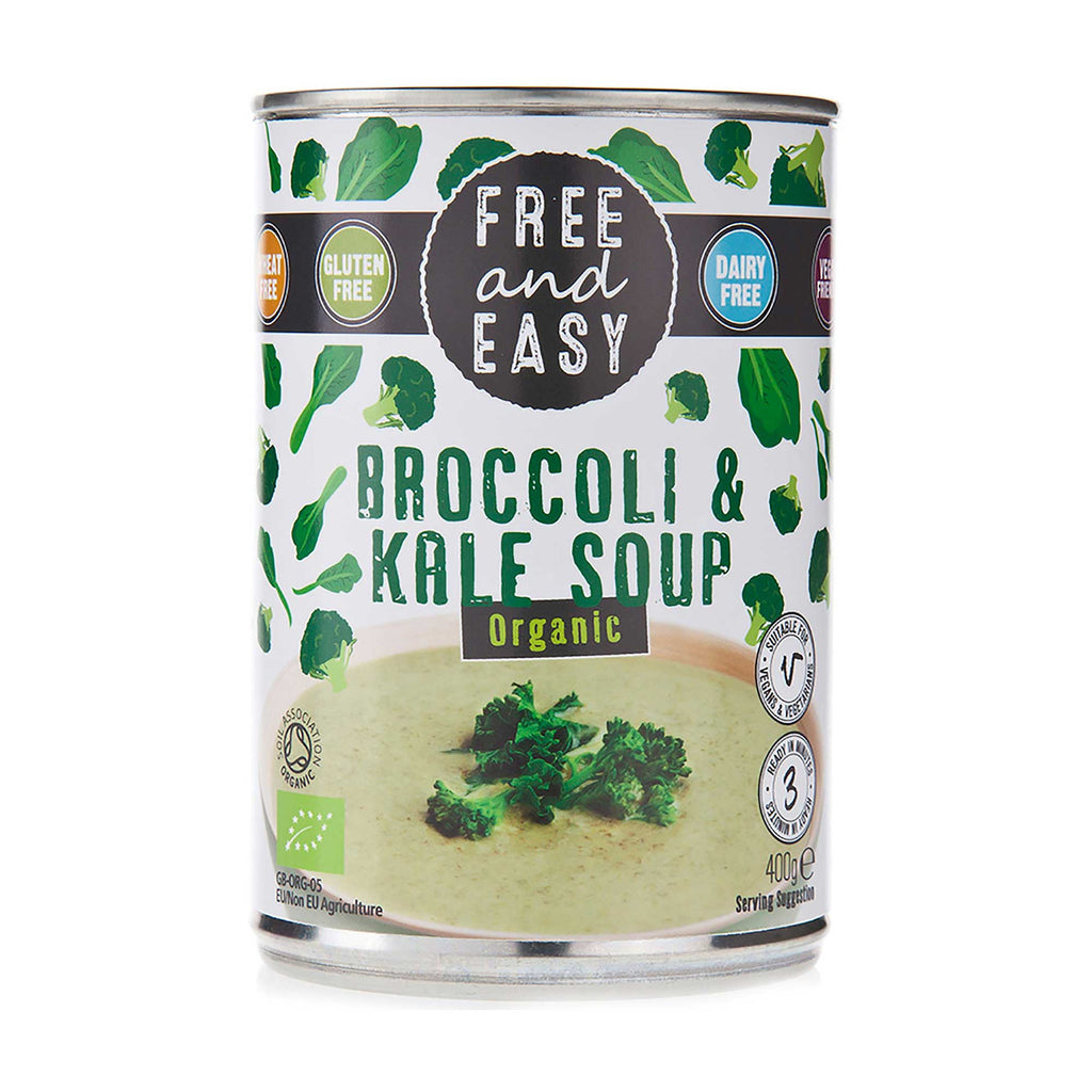 Free & Easy Broccoli & Kale Soup 400g