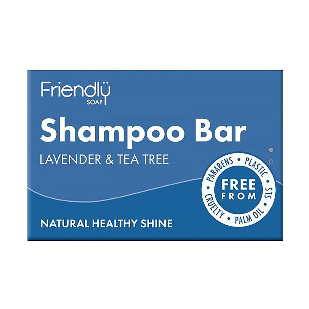 friendly soap shampoo bar lavender and tea tree Friendly Soap Natural Shampoo Bar - Lavender & Tea Tree 95g