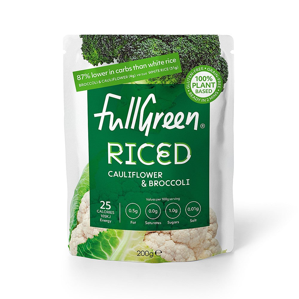 Fullgreen Riced Cauliflower & Broccoli 200g