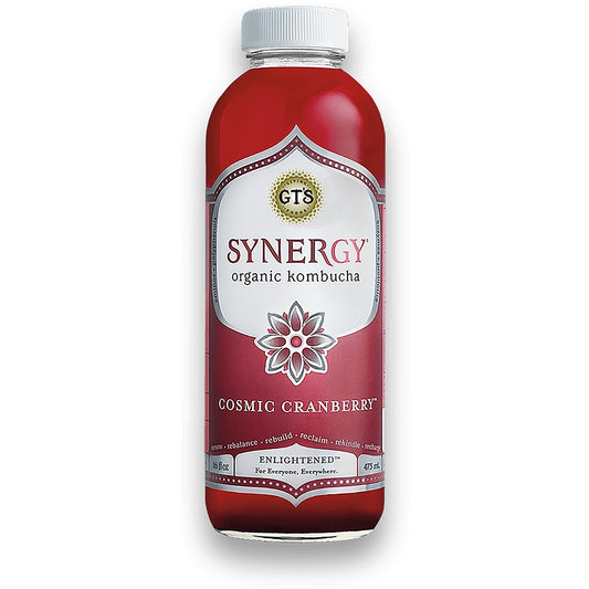 GT's Synergy Cosmic Cranberry Kombucha 473ml