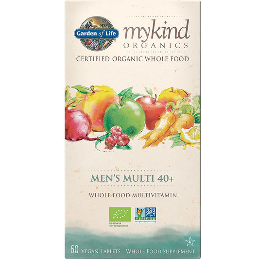 Garden of Life mykind Organics Men's 40+ Multi 60 caps