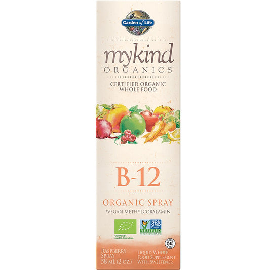 Garden of Life mykind Organics Organic B12 spray (Raspberry) 58 ml