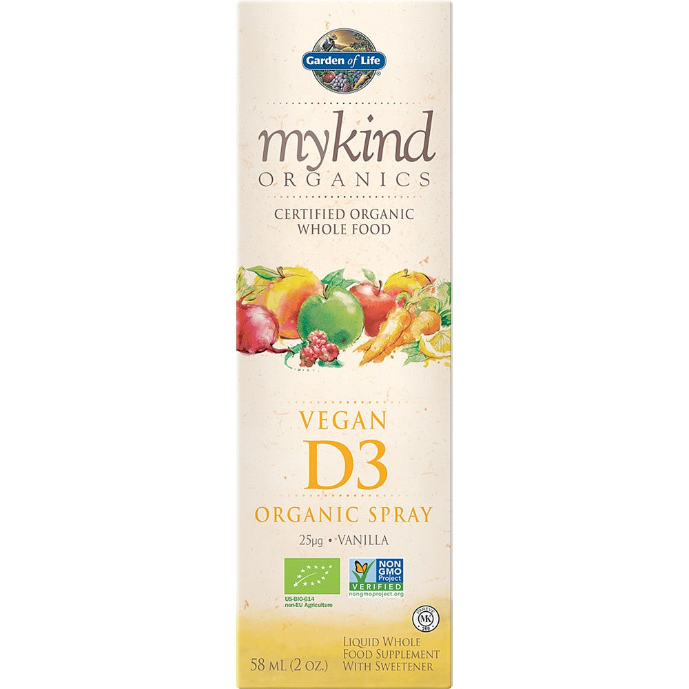 Garden of Life mykind Organics Vegan D3 Spray (Vanilla) 58 ml