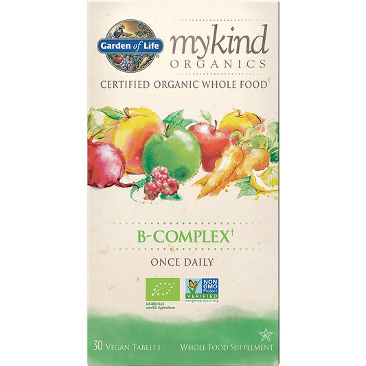 Garden of Life mykind Organics Vitamin B Complex Tablet 30 caps