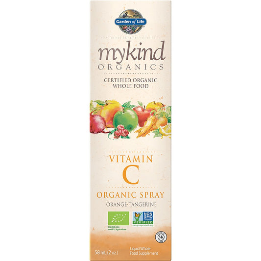 Garden of Life mykind Organics Vitamin C Spray (Orange/Tangerine) (2oz) 58 ml