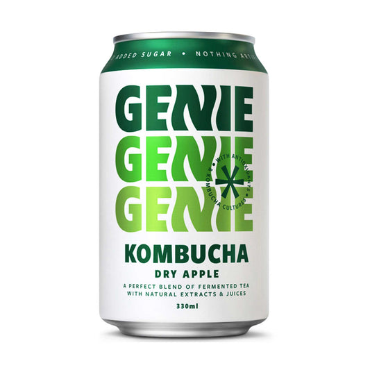Genie Dry Apple Kombucha 330ml