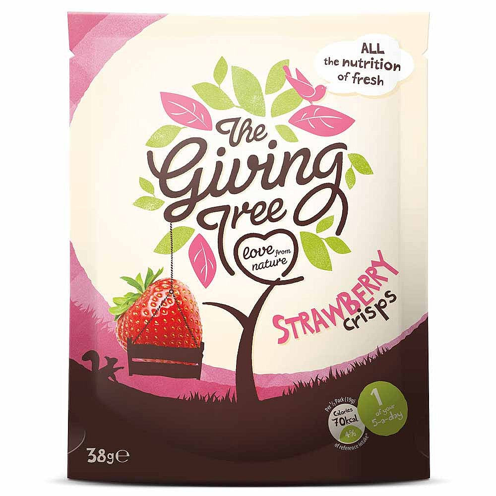 Giving Tree Strawberry Crisps 38g