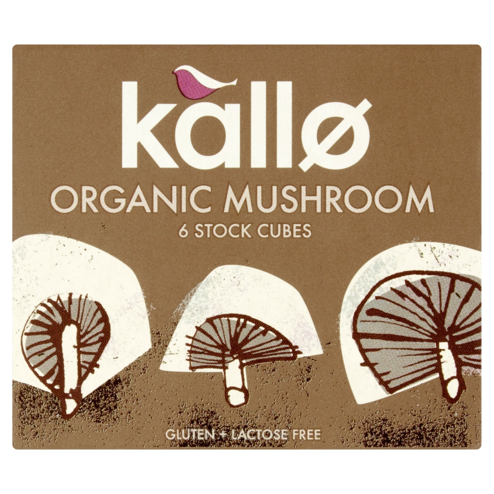 Kallo Organic Mushroom Stock Cubes 66g
