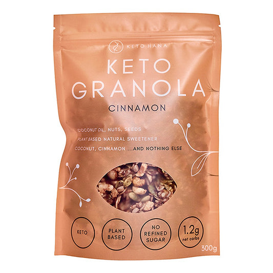 Keto Hana Keto Friendly Granola - Cinnamon 300g