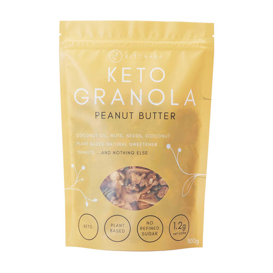 Keto Hana Keto Friendly Granola - Peanut Butter 300g