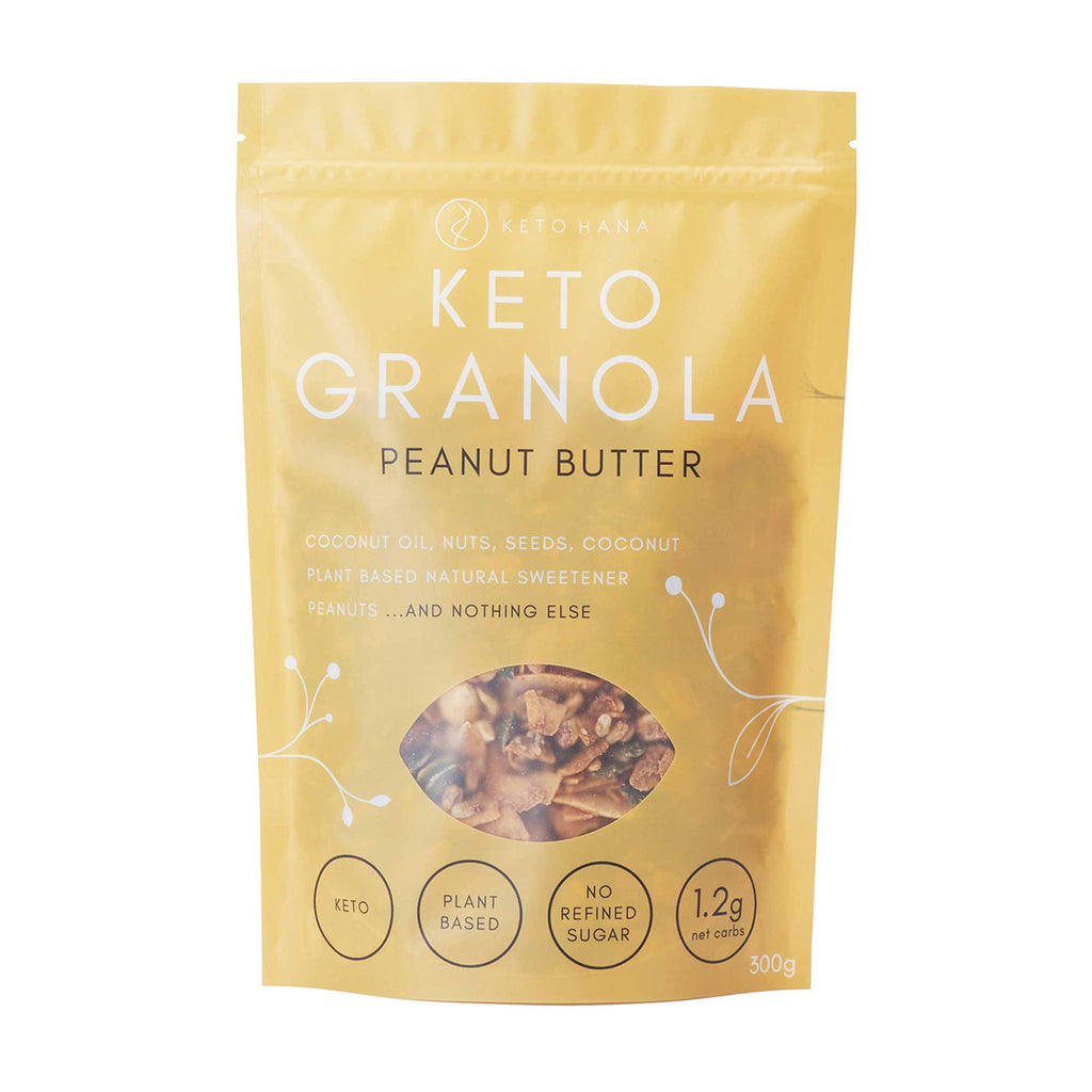 Keto Hana Keto Friendly Granola - Peanut Butter 300g