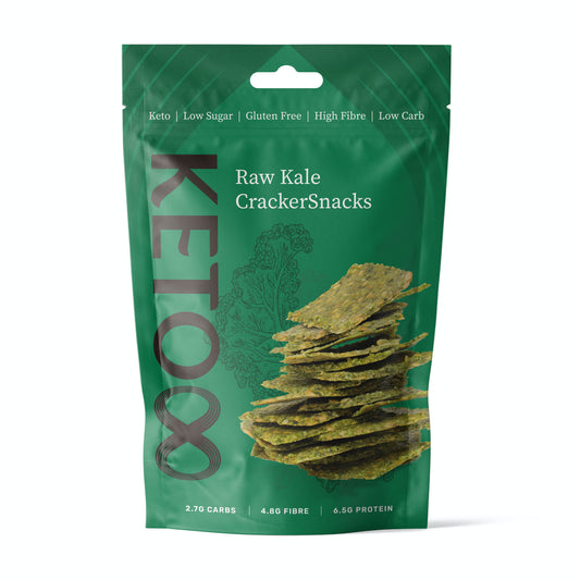 Keto8 Kale Cracker Snacks 35g