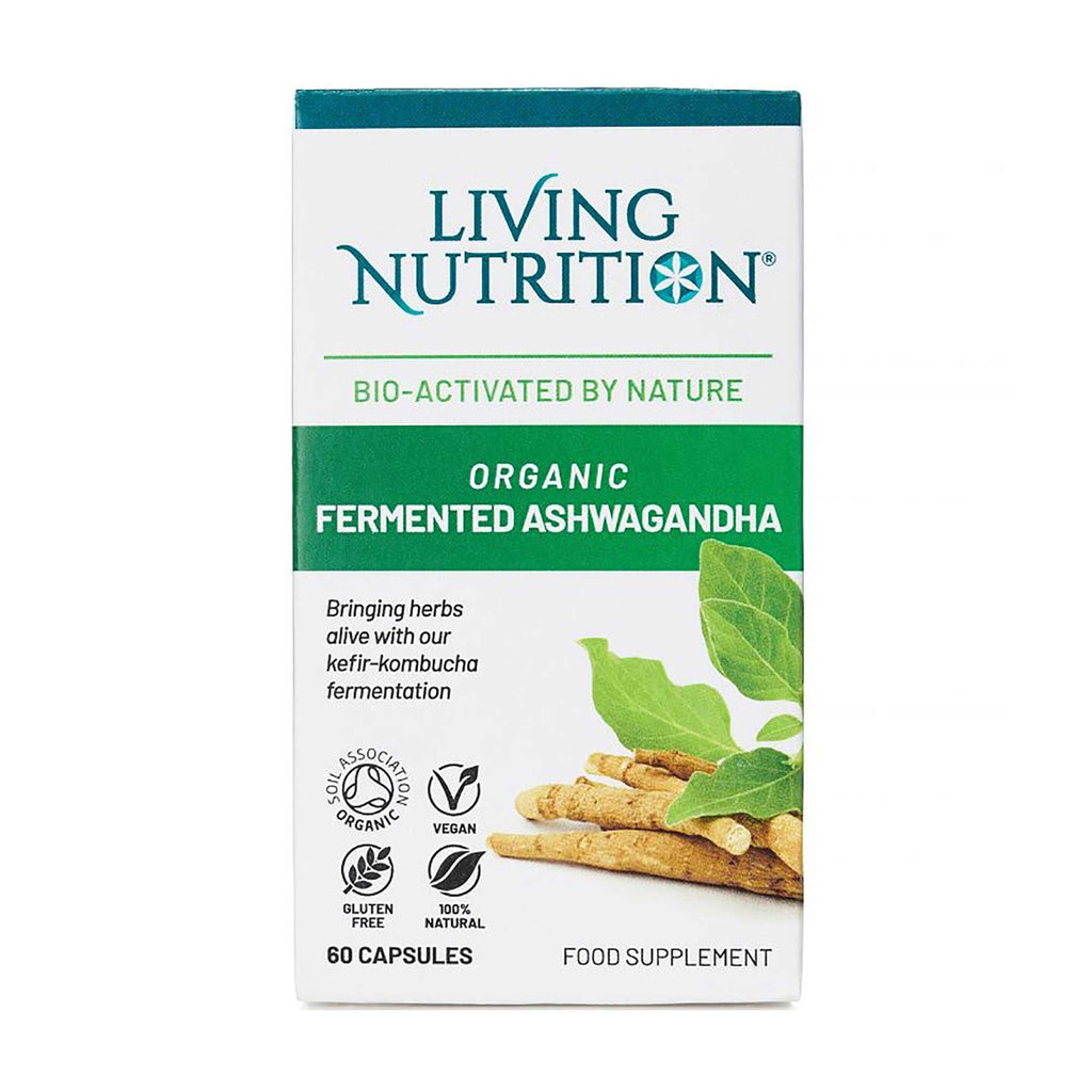 Living Nutrition Fermented Ashwagandha 60 Caps