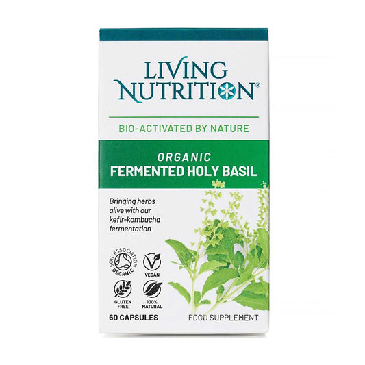 Living Nutrition Fermented Holy Basil 60 Caps