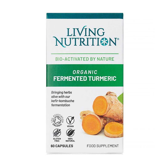 Living Nutrition Fermented Turmeric 60 Caps