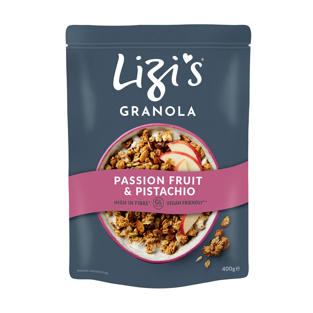 Lizi's Passionfruit &amp; Pistach Granola 400g