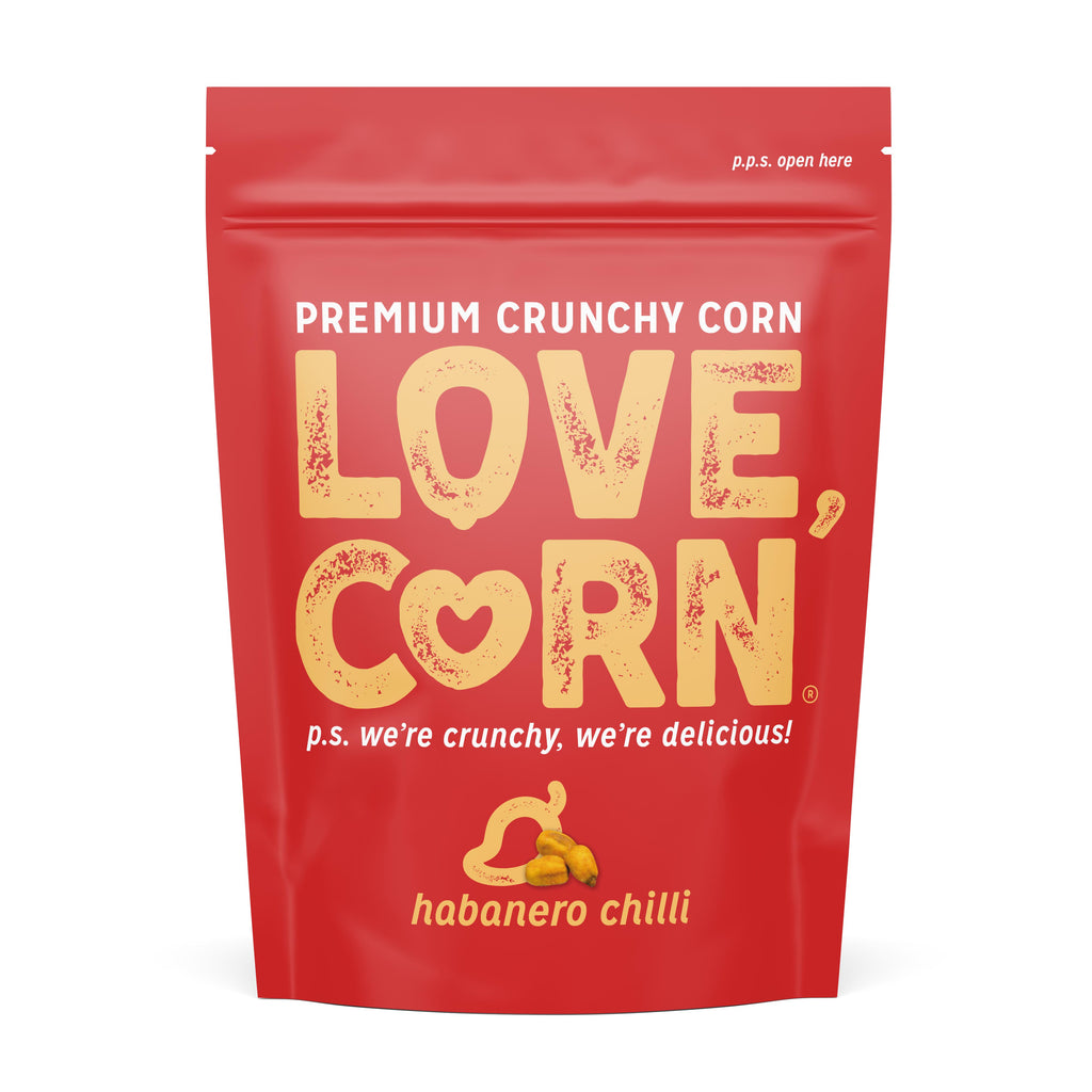 Love Corn Premium Crunchy Corn Snack Habanero 45g