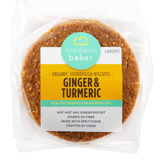 Modern Baker Ginger and Turmeric Biscuits 4 pack