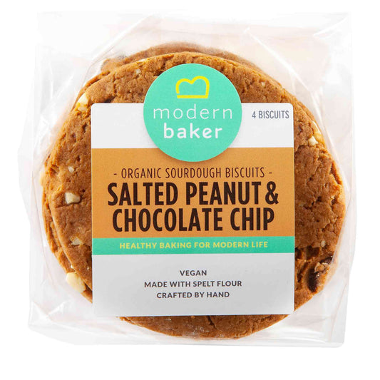 Modern Baker Salted Peanut Biscuits 4 pack