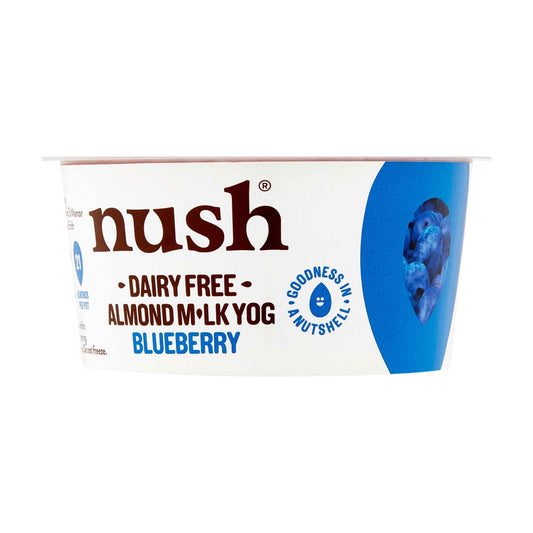 NUSH Almond Milk Yoghurt; Blueberry 120g